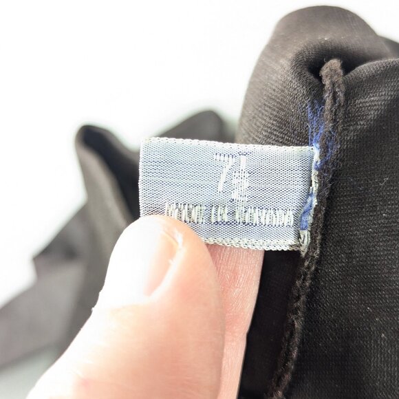 Vintage KAYSER Canadian dark brown fabric opera gloves size 7.5 - Picture 4 of 13